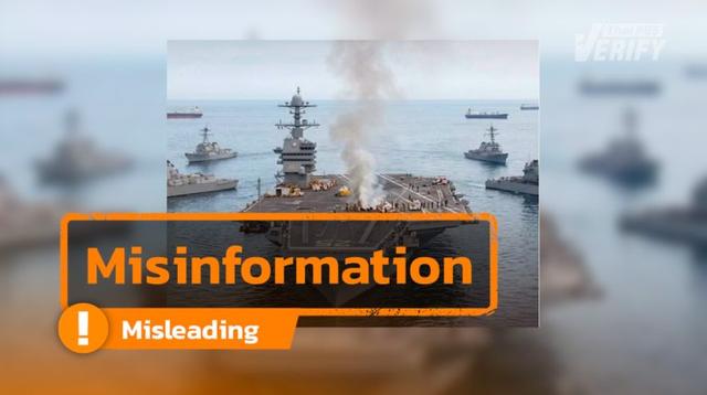 Iran doesn’t attack USS Gerald R. Ford, but carrier suffers fire in laundry room