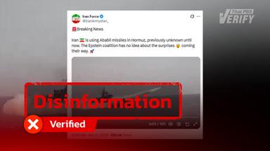 Decontextualized naval exercises in Gulf of Oman shown as Iranian attack in Strait of Hormuz